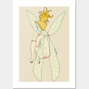 Shy Fairy Posters and Art